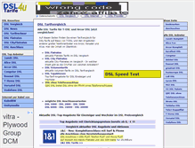 Tablet Screenshot of dsl-tarife4u.de
